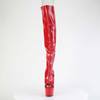 Pleaser - ADORE3019HWR Cuissardes à plateforme - Rouge Product image